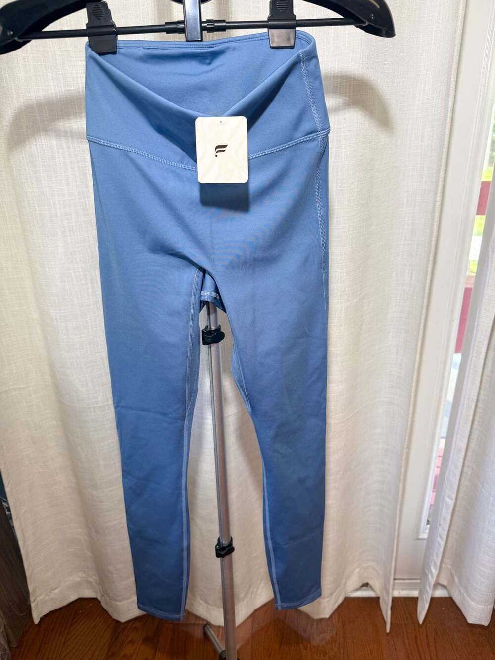NWT Fabletics Active Ultra High Waisted Leggings Blue Mist